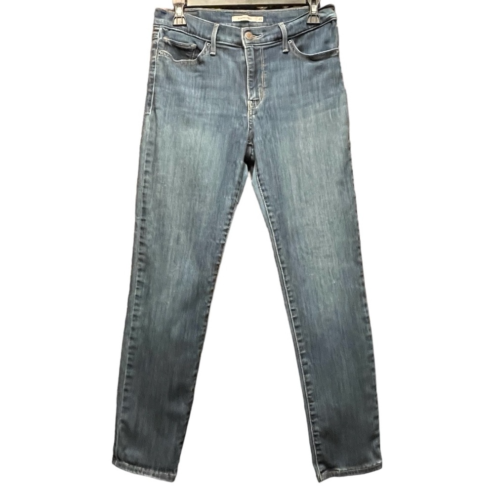 LEVI’S STRAUS & CO Slimming Skinny Women’s Blue Jeans 71% Cotton Size 29